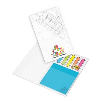 Post-it® Transparent Notes + Arrow Flags in Custom Printed Cover